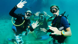 group event in Benidorm package deal, Scuba or Golfer
