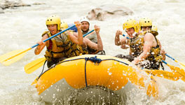 Hen weekend package deal in in Prague, White Water Women