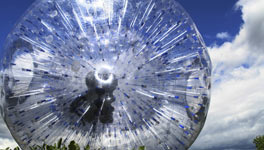 Stag weekend in Leeds package deal, Zorb It!